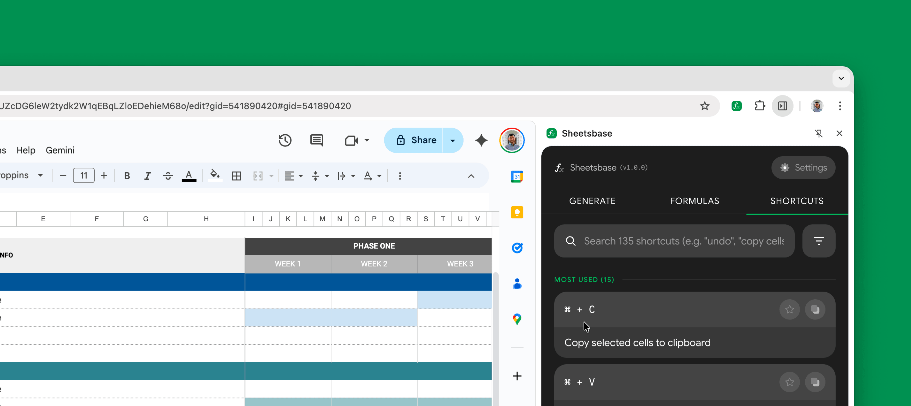 Sheetsbase - Project Snapshot