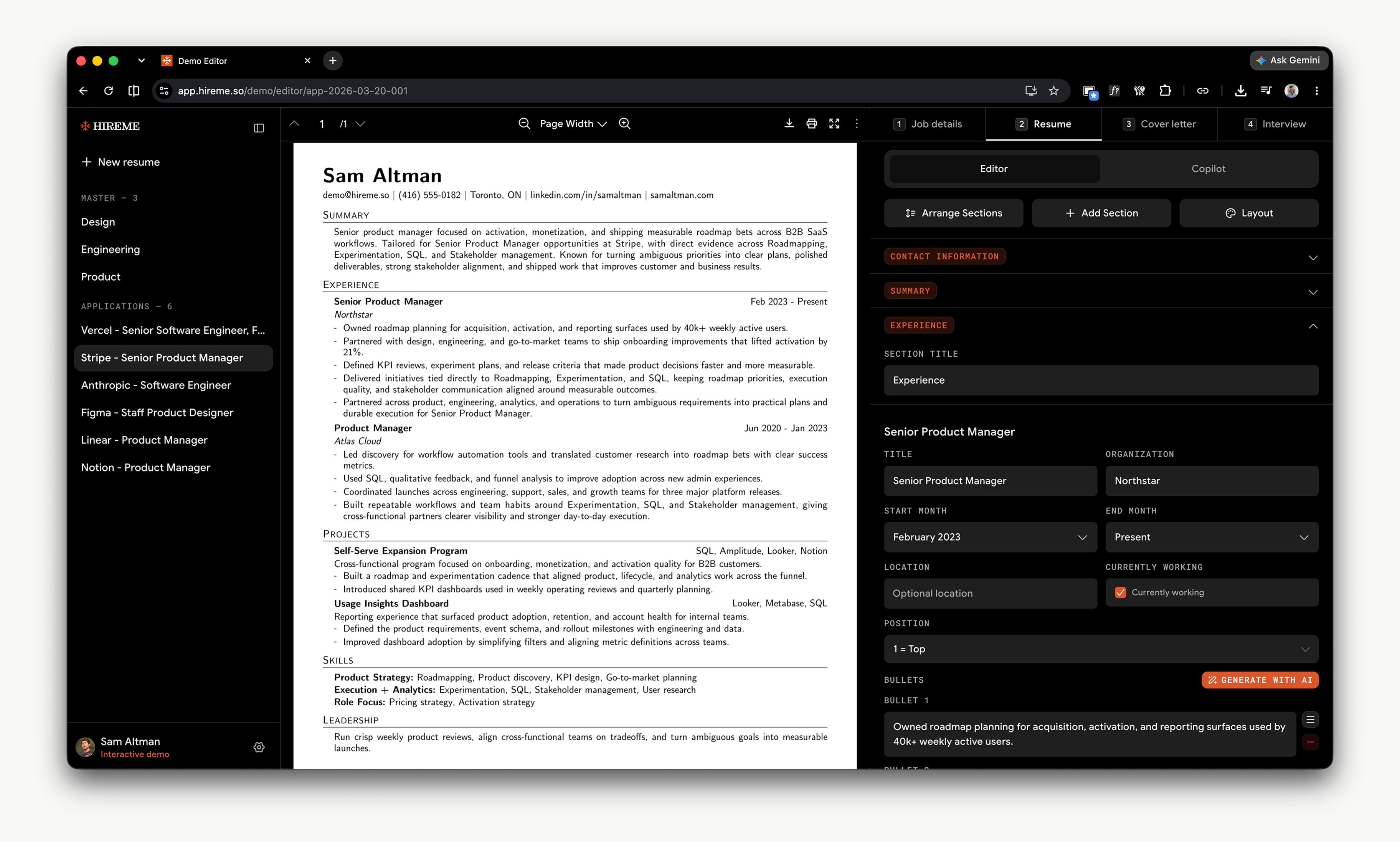 Hireme.so project image 2
