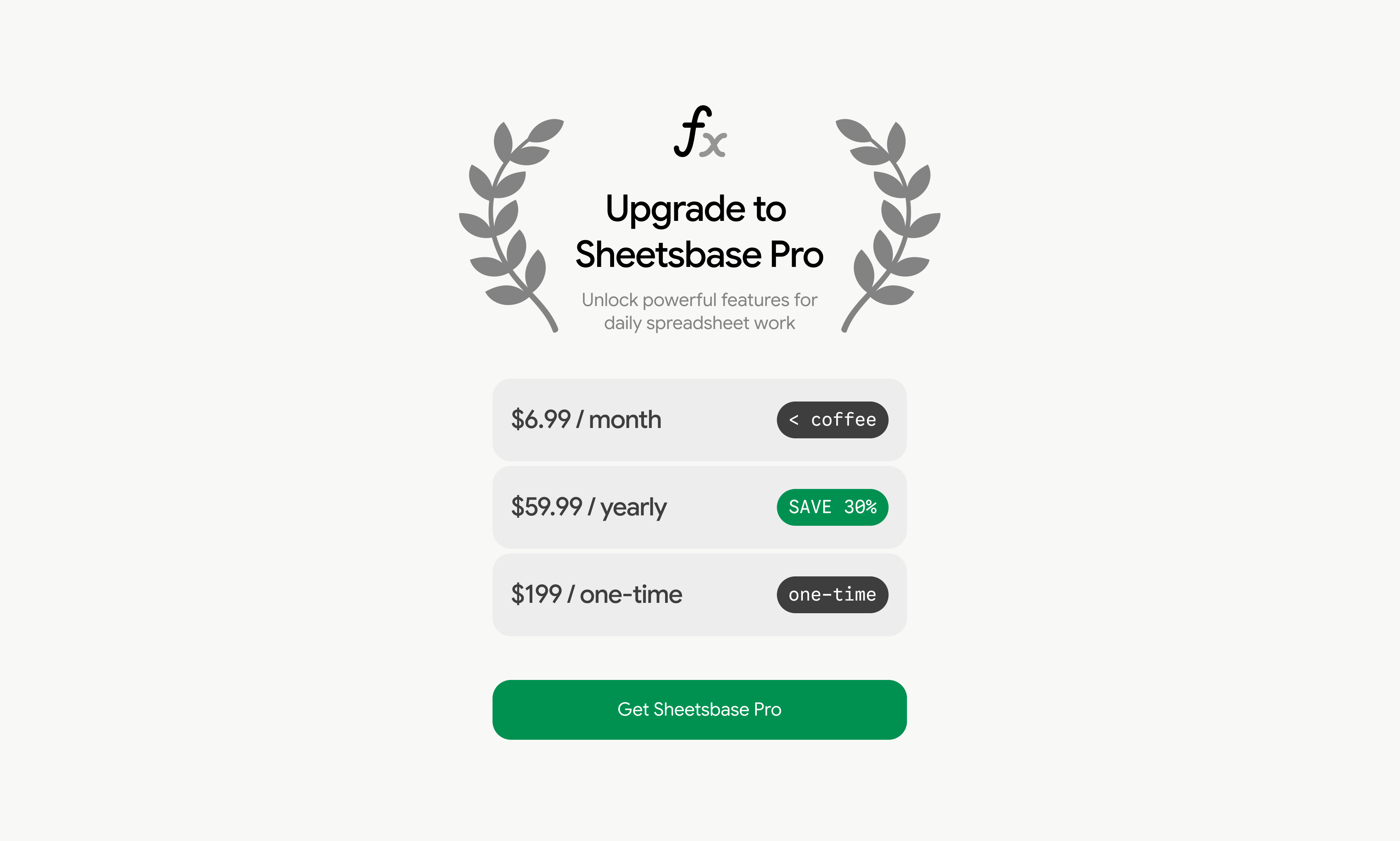 Sheetsbase project image 2